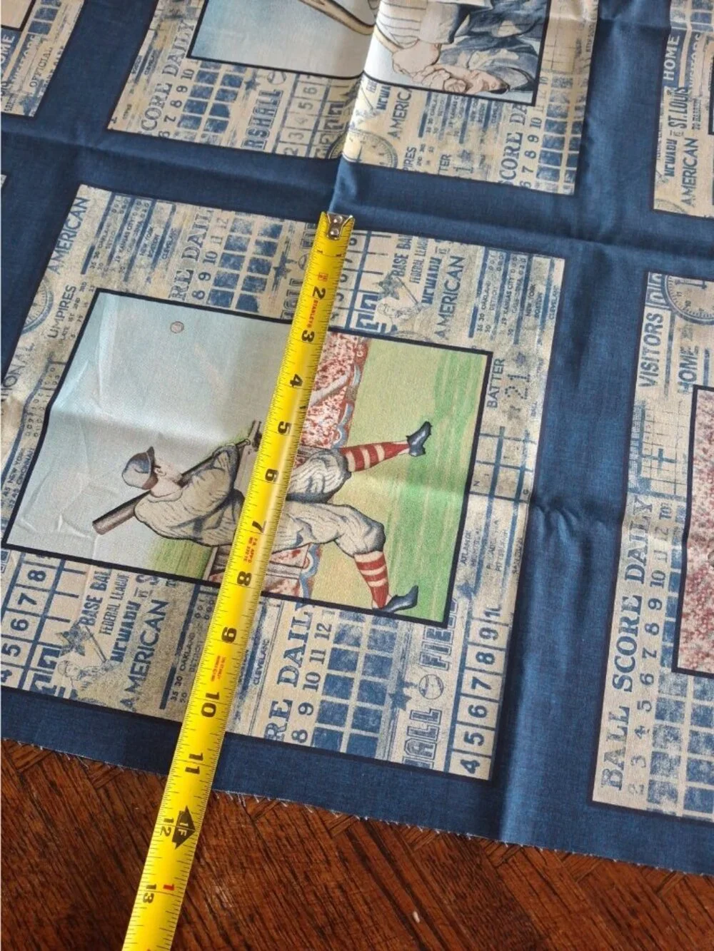 Game Time Baseball Fabric Skyline Studio Benartex #2300 -22